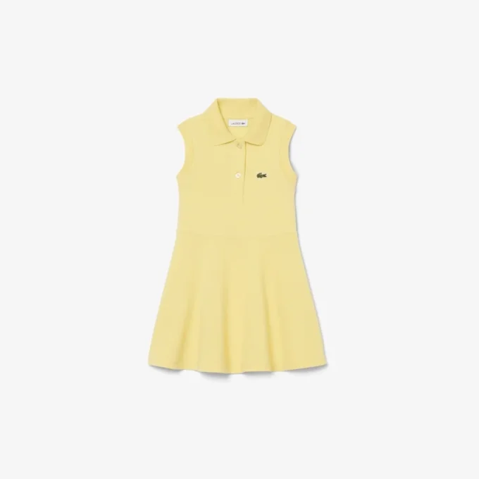 Vestido sem mangas em tecido Piqua elástico