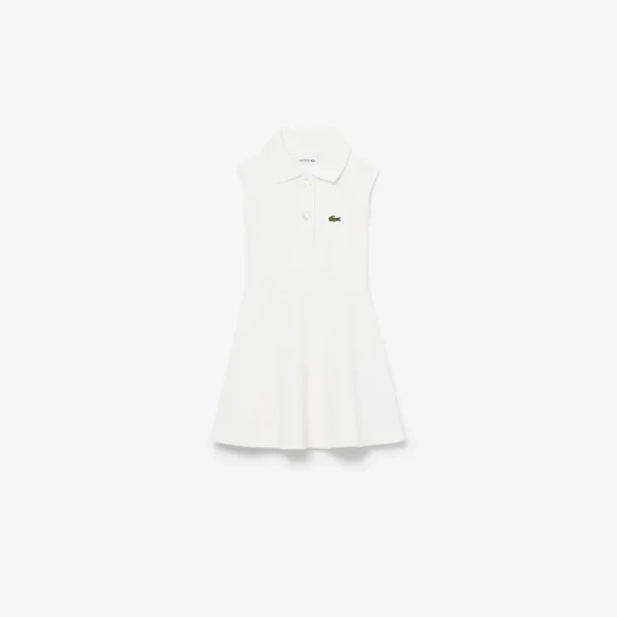 Vestido sem mangas em tecido Piqua elástico