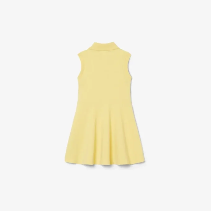 Vestido sem mangas em tecido Piqua elástico
