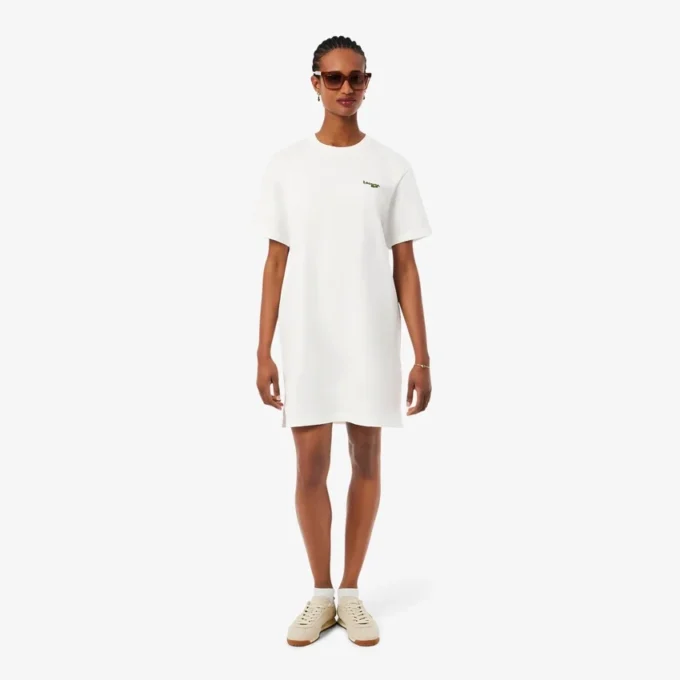 Vestido T-shirt oversized em algodão