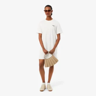 Vestido T-shirt oversized em algodão