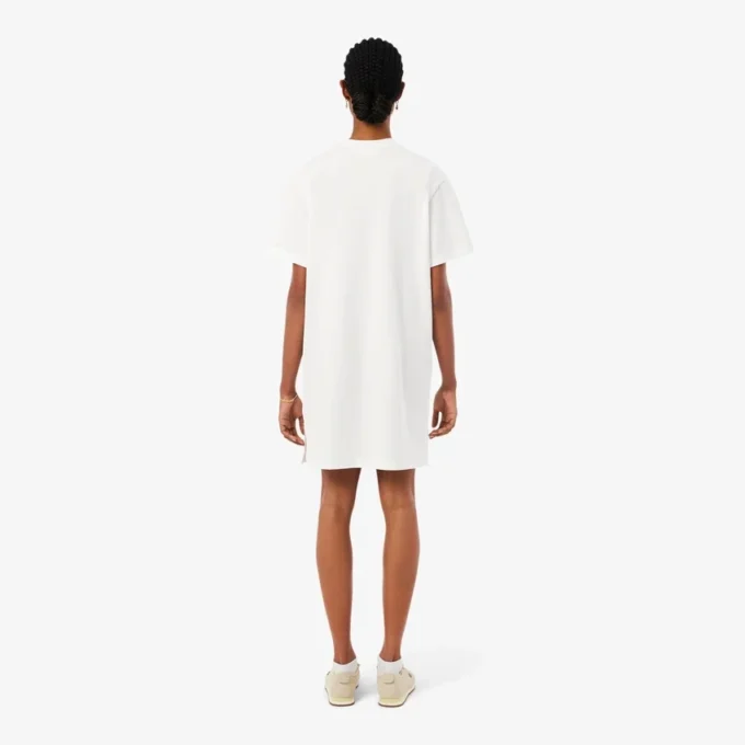 Vestido T-shirt oversized em algodão