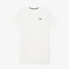 Vestido T-shirt oversized em algodão